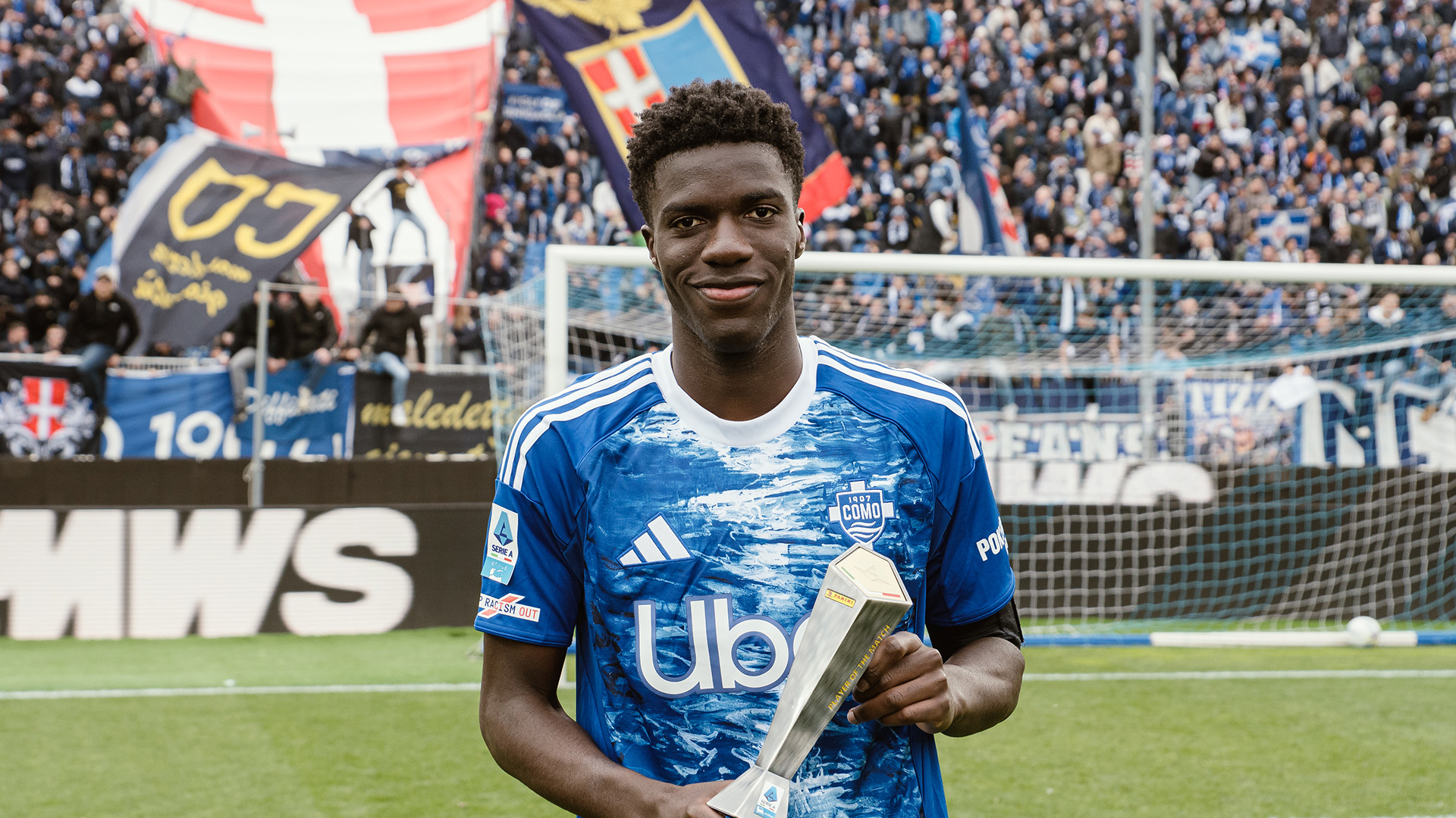 Assane Diao back to the goal in the match against Pisa - Como 1907