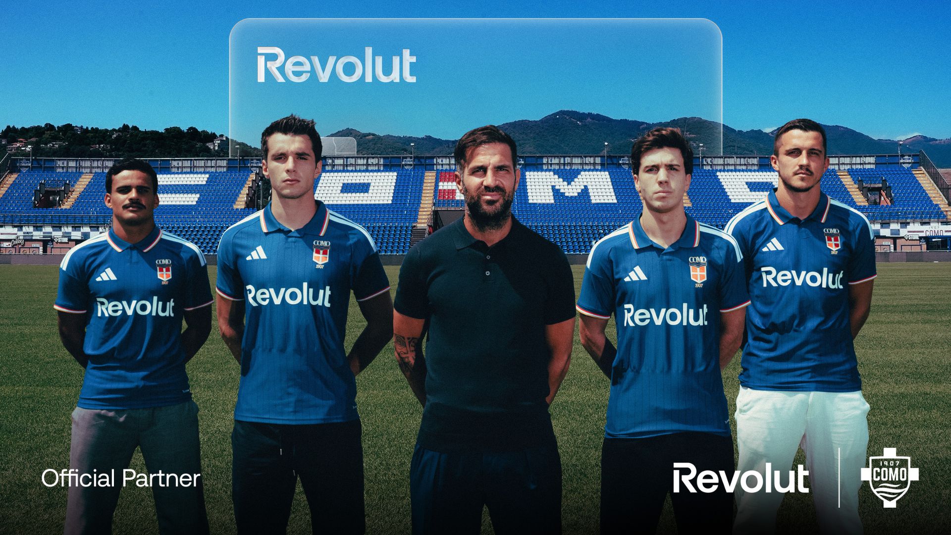 Revolut diventa Official Front-of-Shirt Partner del Como 1907