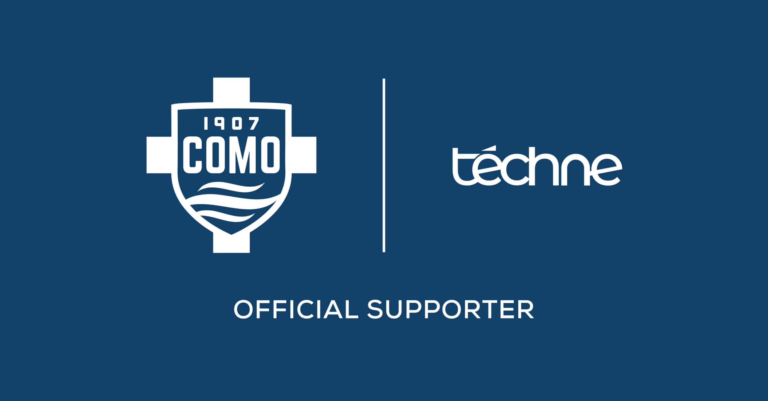Téchne è official supporter del Como - Como 1907