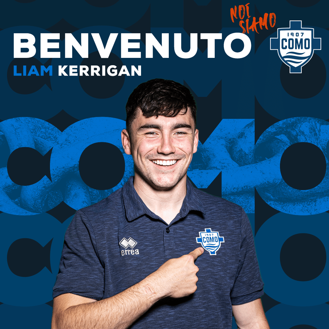 Liam Kerrigan al Como a titolo definitivo - Como 1907