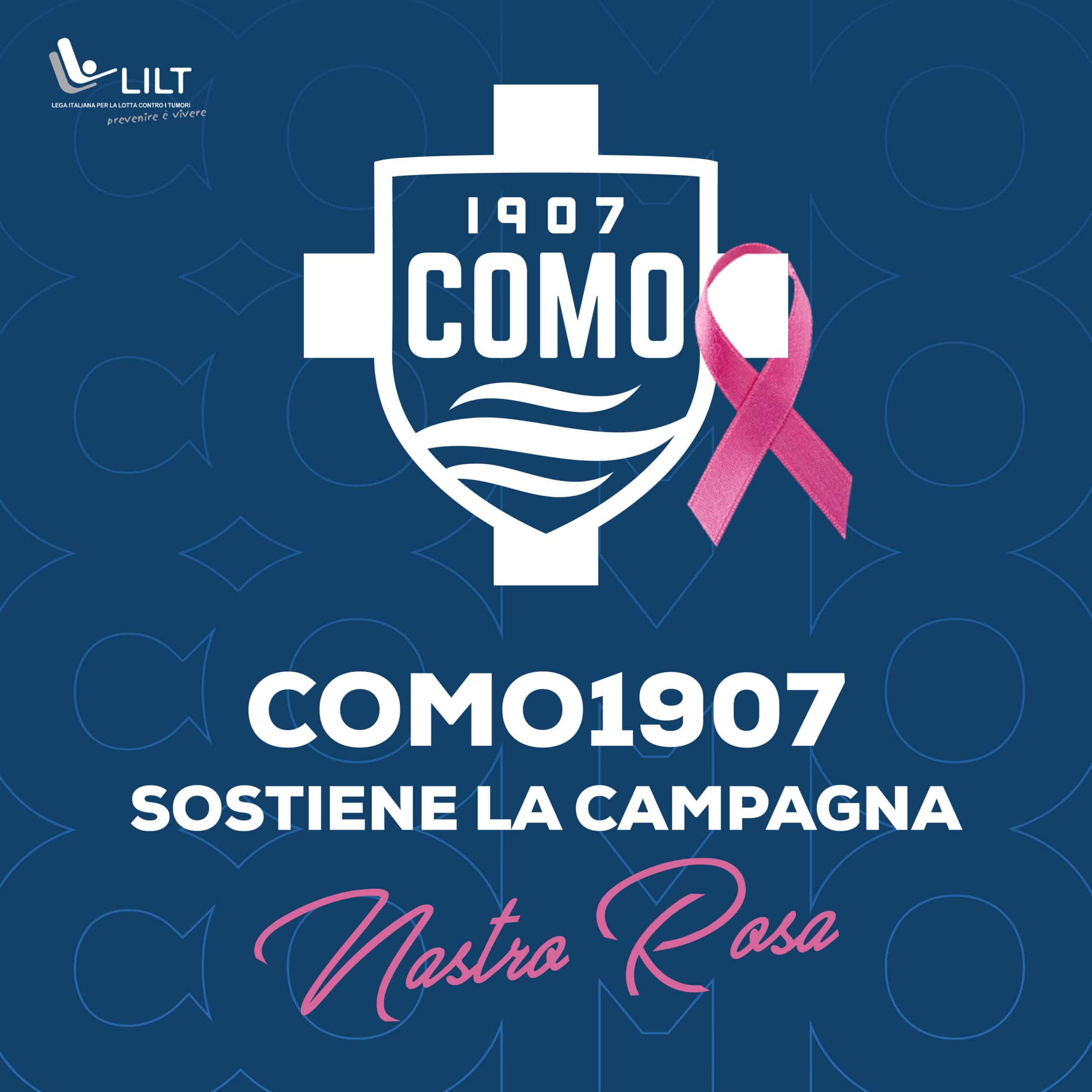 Il Como 1907 sostiene la campagna “Nastro Rosa” nella lotta al tumore al seno - Como 1907