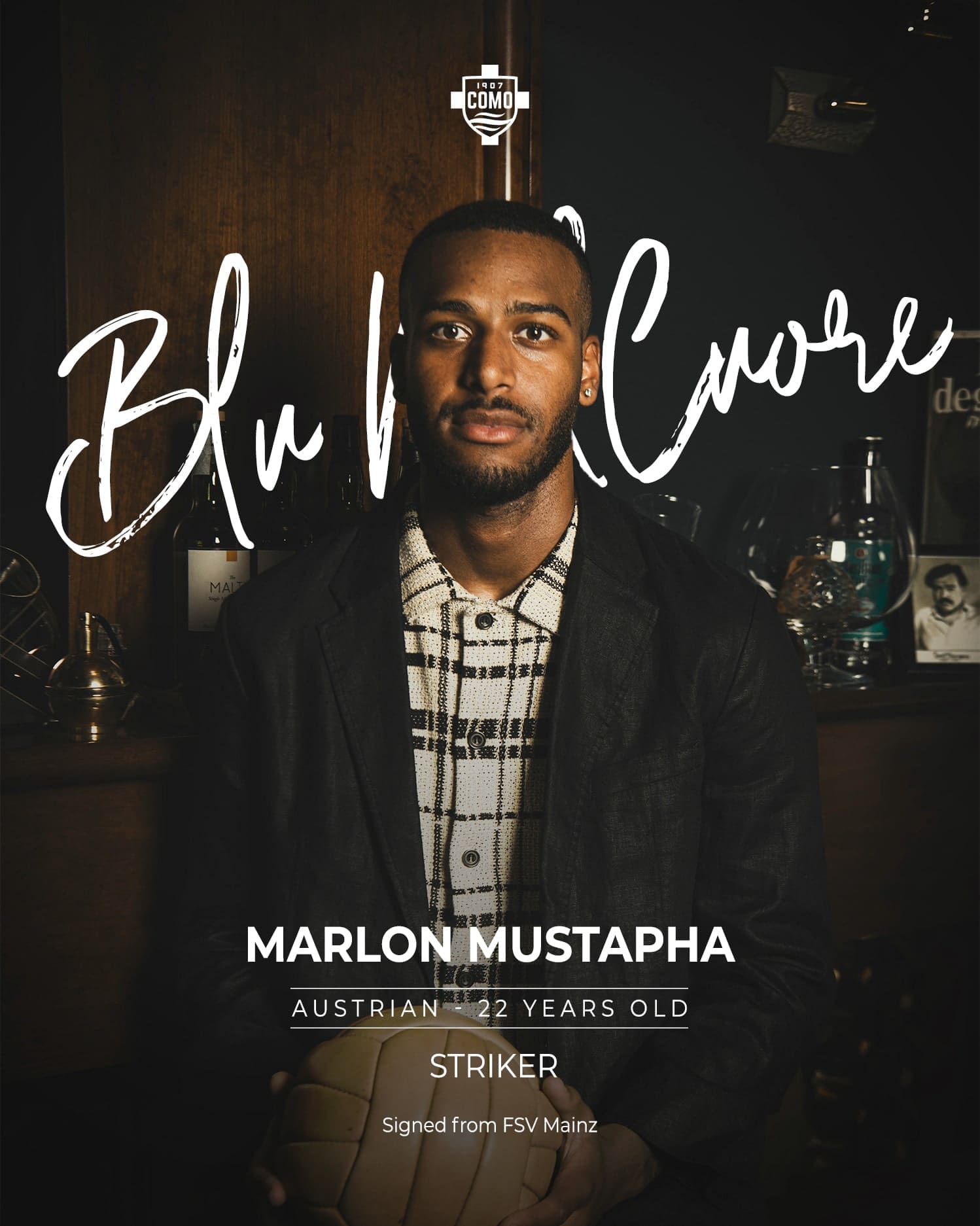 Como 1907 è lieta di annunciare l'arrivo dell'attaccante Marlon Mustapha. - Como 1907