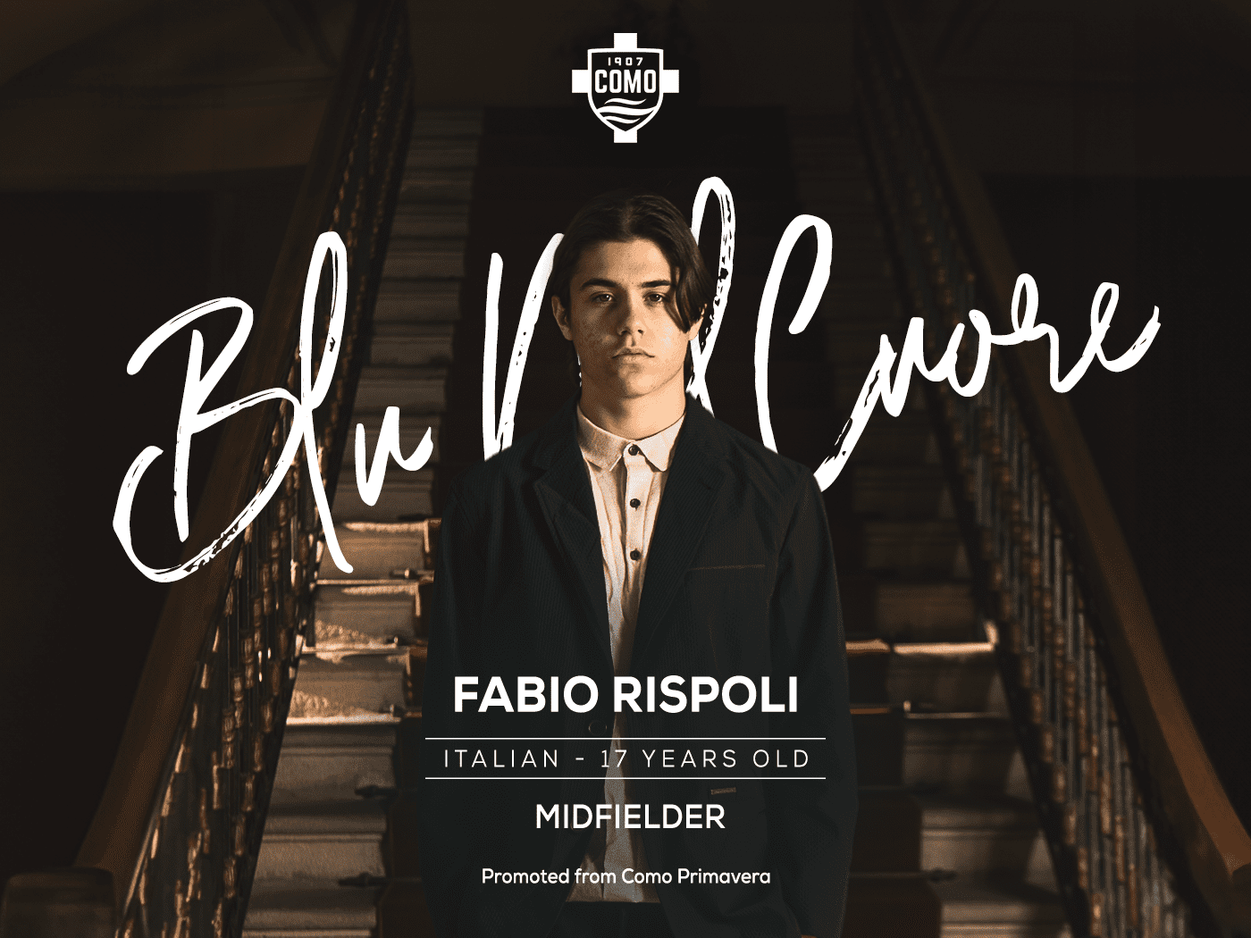 Fabio Rispoli firma il primo contratto da professionista - Como 1907