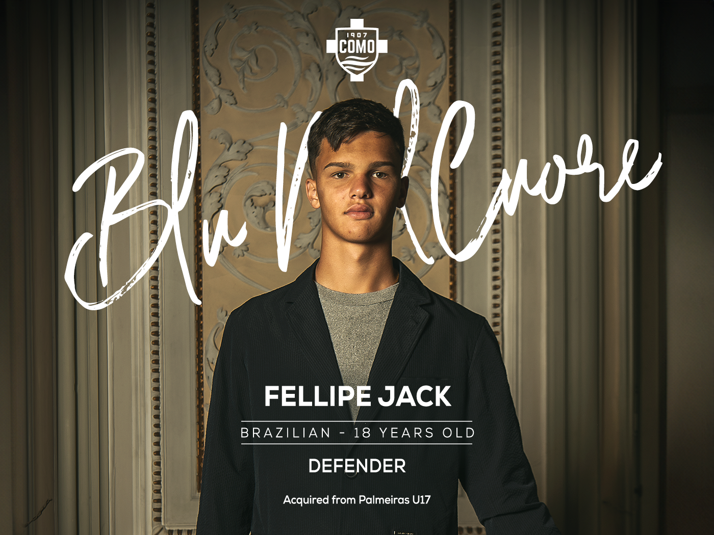 Como 1907 firma il talento brasiliano U17 Fellipe Jack - Como 1907