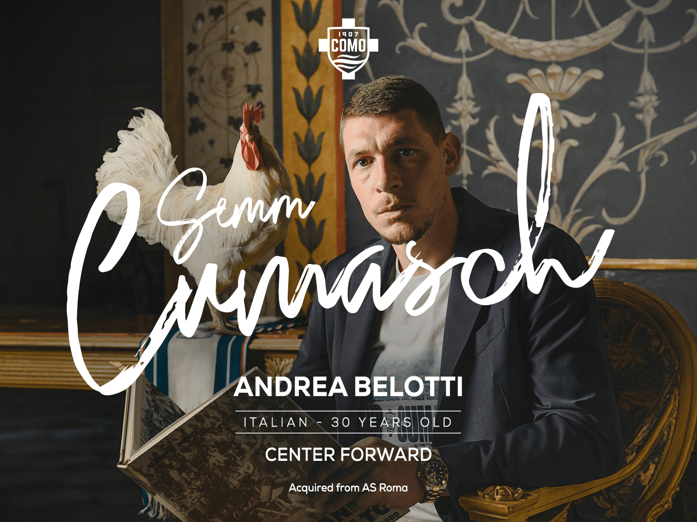 Andrea Belotti Preliminarily Signs for Como 1907 - Como 1907