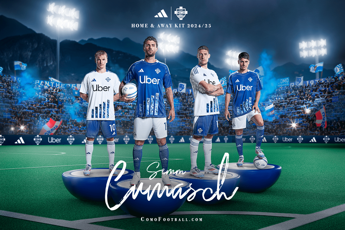 Como 1907 X Adidas launch 24/25 Home and Away Kit - Como 1907
