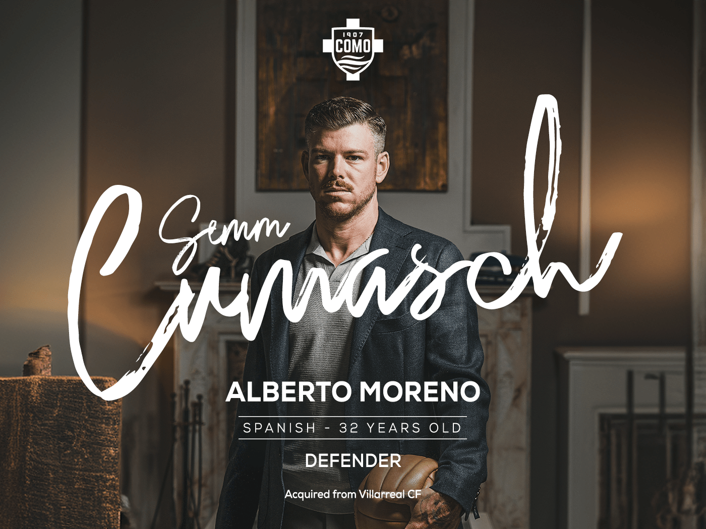 Como 1907 Signs Alberto Moreno - Como 1907