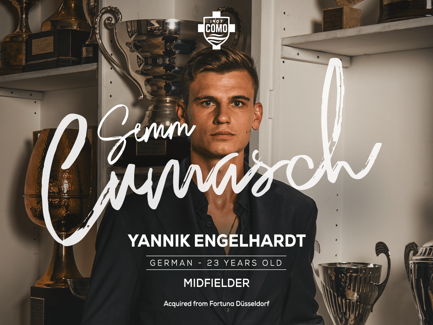 Como 1907 Signs 23 Year Old Defensive Midfielder Yannik Engelhardt - Como 1907