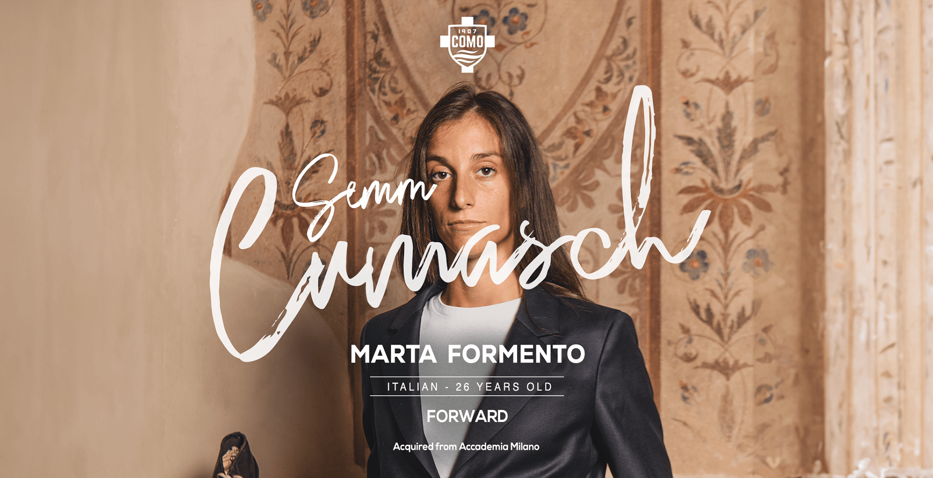Como 1907 Signs Forward Marta Formento - Como 1907