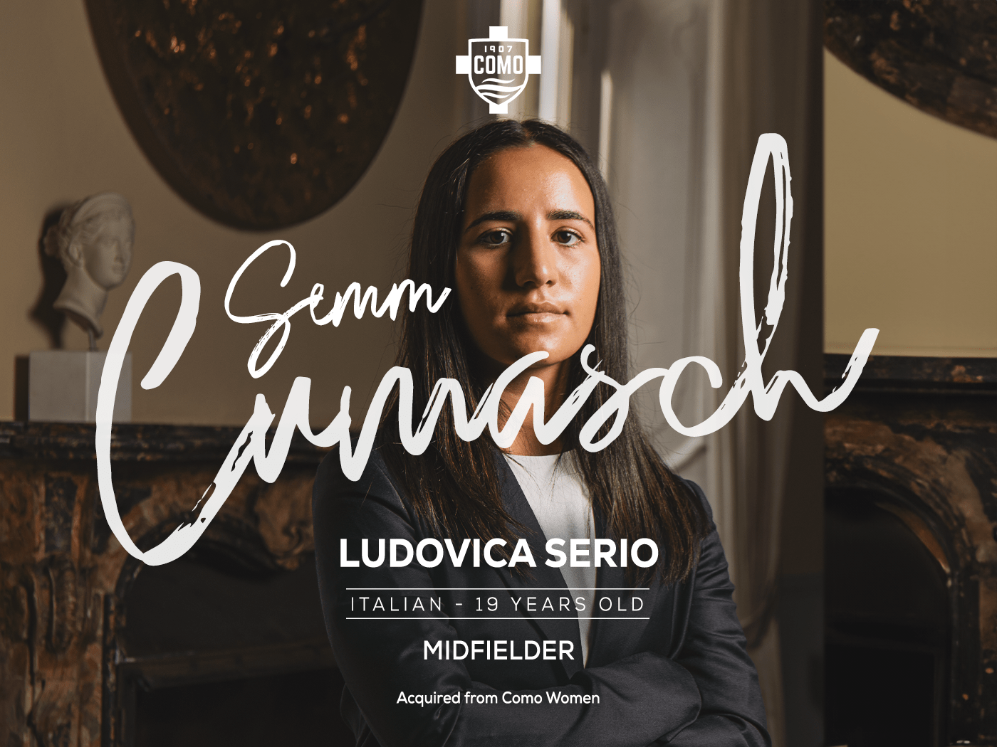 Como 1907 ingaggia la centrocampista Ludovica Serio dal Como Women - Como 1907