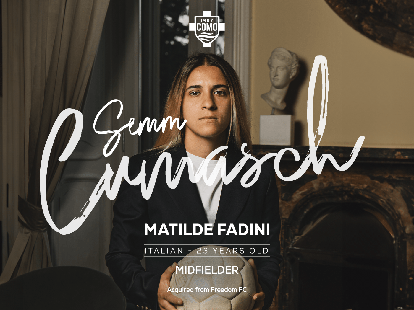 Como 1907 Signs Serie B Midfielder Matilde Fadini - Como 1907