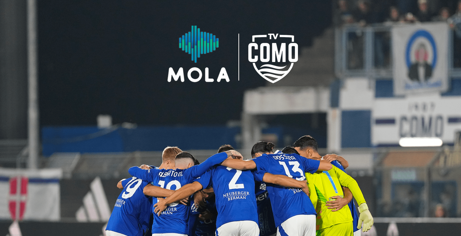 Como TV amplia i contenuti con l'offerta sportiva di Mola - Como 1907
