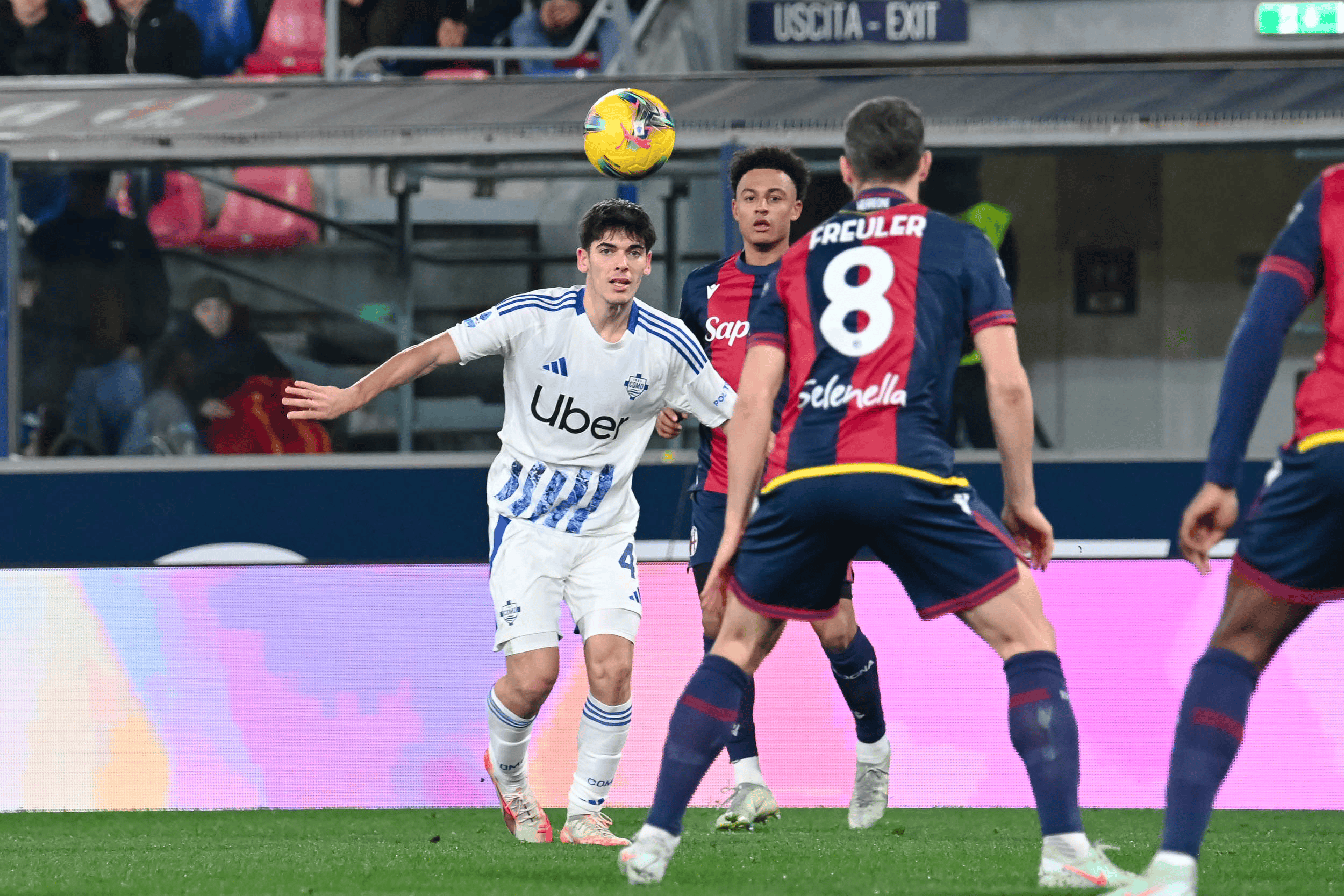 L’esordio di Valle e Ikoné contro il Bologna - Como 1907