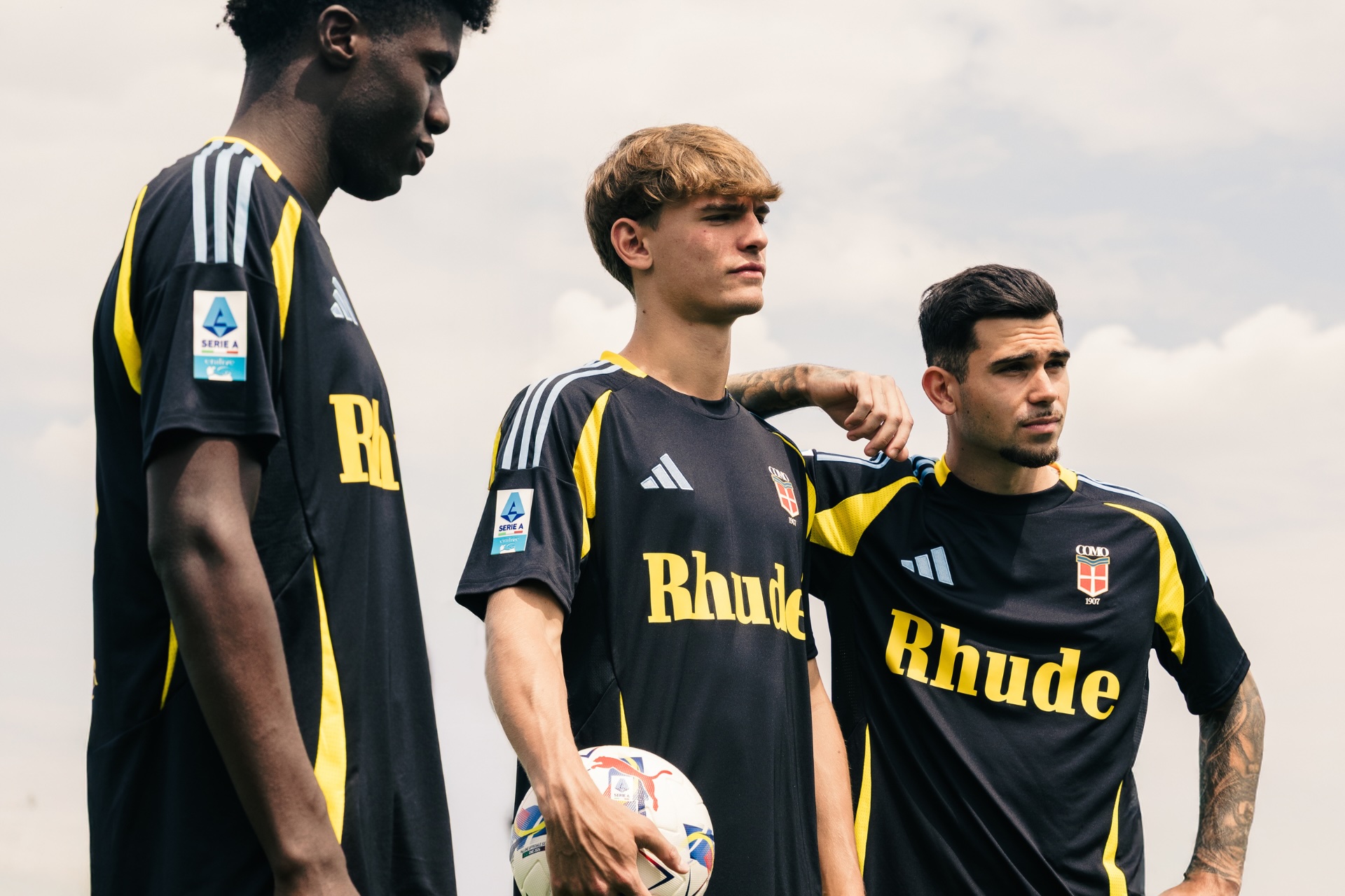 Como 1907 x Rhude x Adidas: A Jersey That Bridges LA and Lake Como Culture - Como 1907