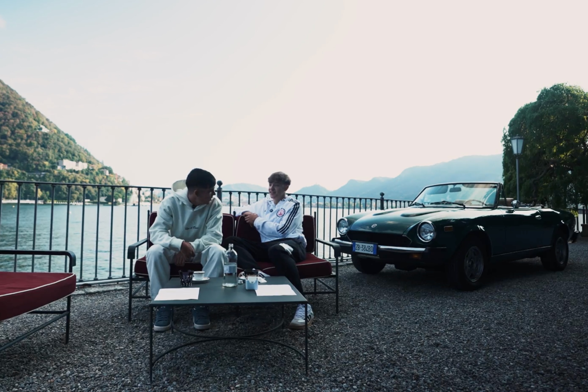 Discover Como With Alex Valle and Jesús Rodríguez as They Take a Classic Fiat for a Lakeside Spin - Como 1907